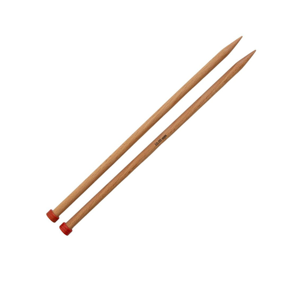 KnitPro Basix Single Point Knitting Needles 10.00mm/30cm