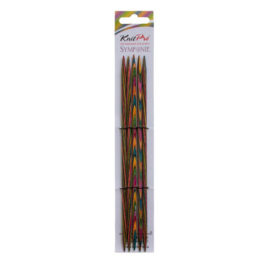KnitPro Symfonie Double Pointed Knitting Needles 4.50mm/20cm