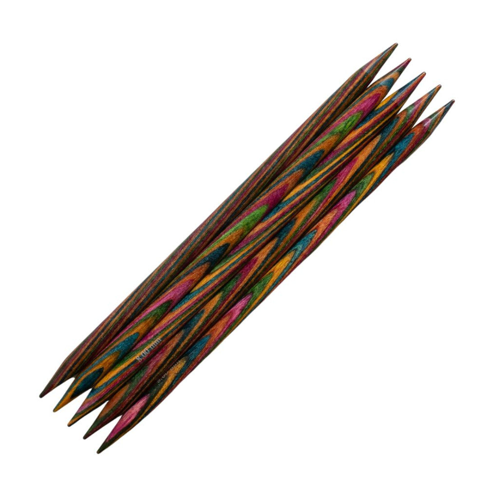 KnitPro Symfonie Double Pointed Knitting Needles 8.00mm/20cm