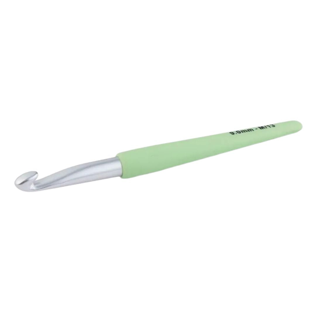 KnitPro Waves 2.0 Aluminium Crochet Hook 9mm
