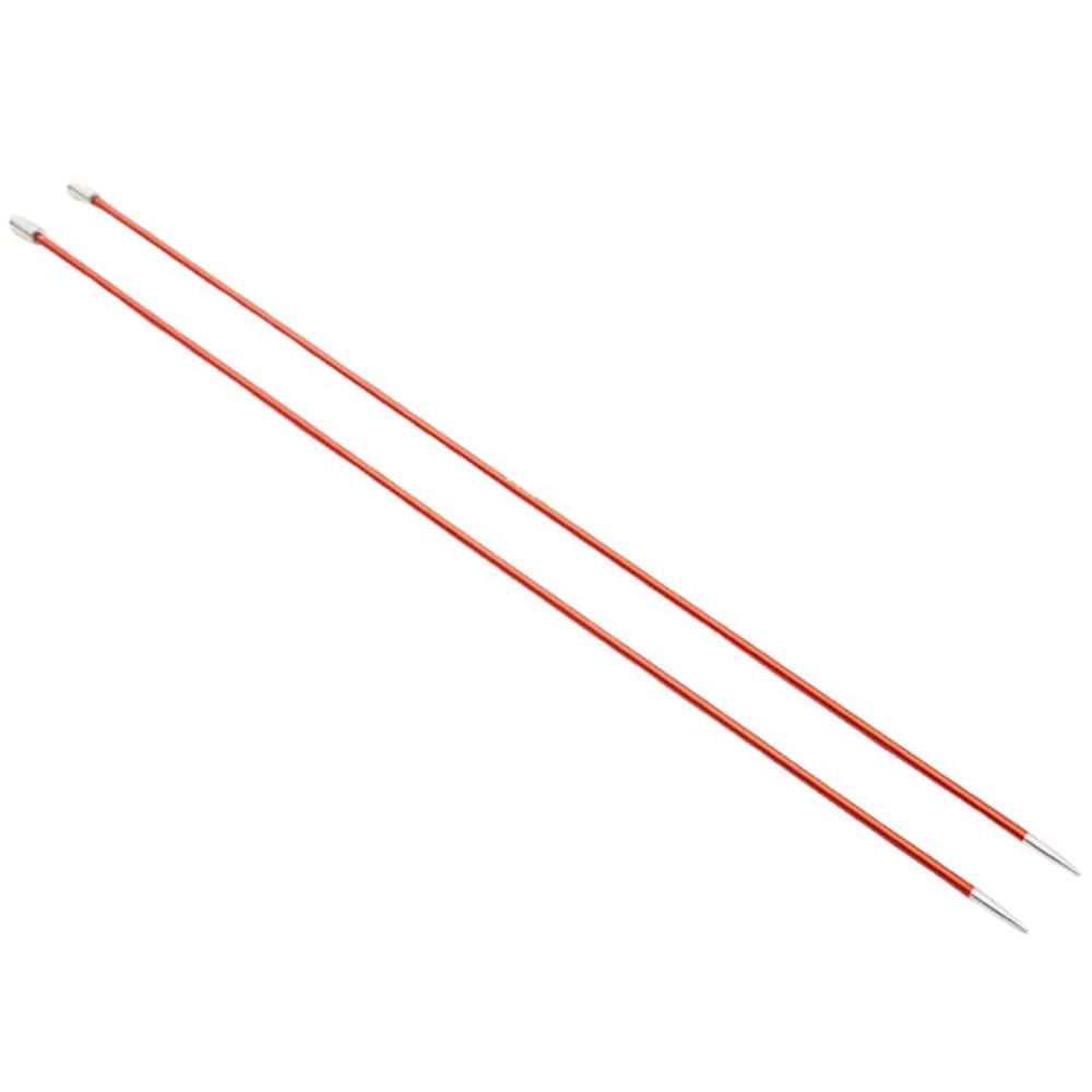 KnitPro Zing Aluminium Single Point Straight Knitting Needles 2.75mm/35cm