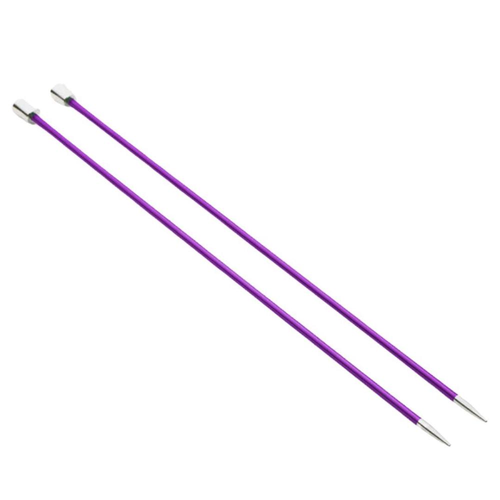 KnitPro Zing Aluminium Single Point Straight Knitting Needles 4.5mm/35cm