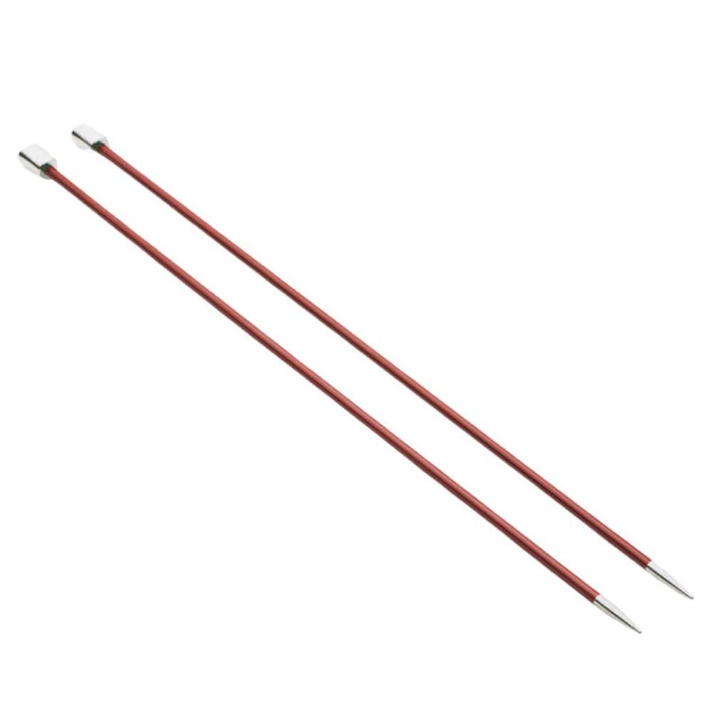 KnitPro Zing Aluminium Single Point Straight Knitting Needles 5.5mm/35cm