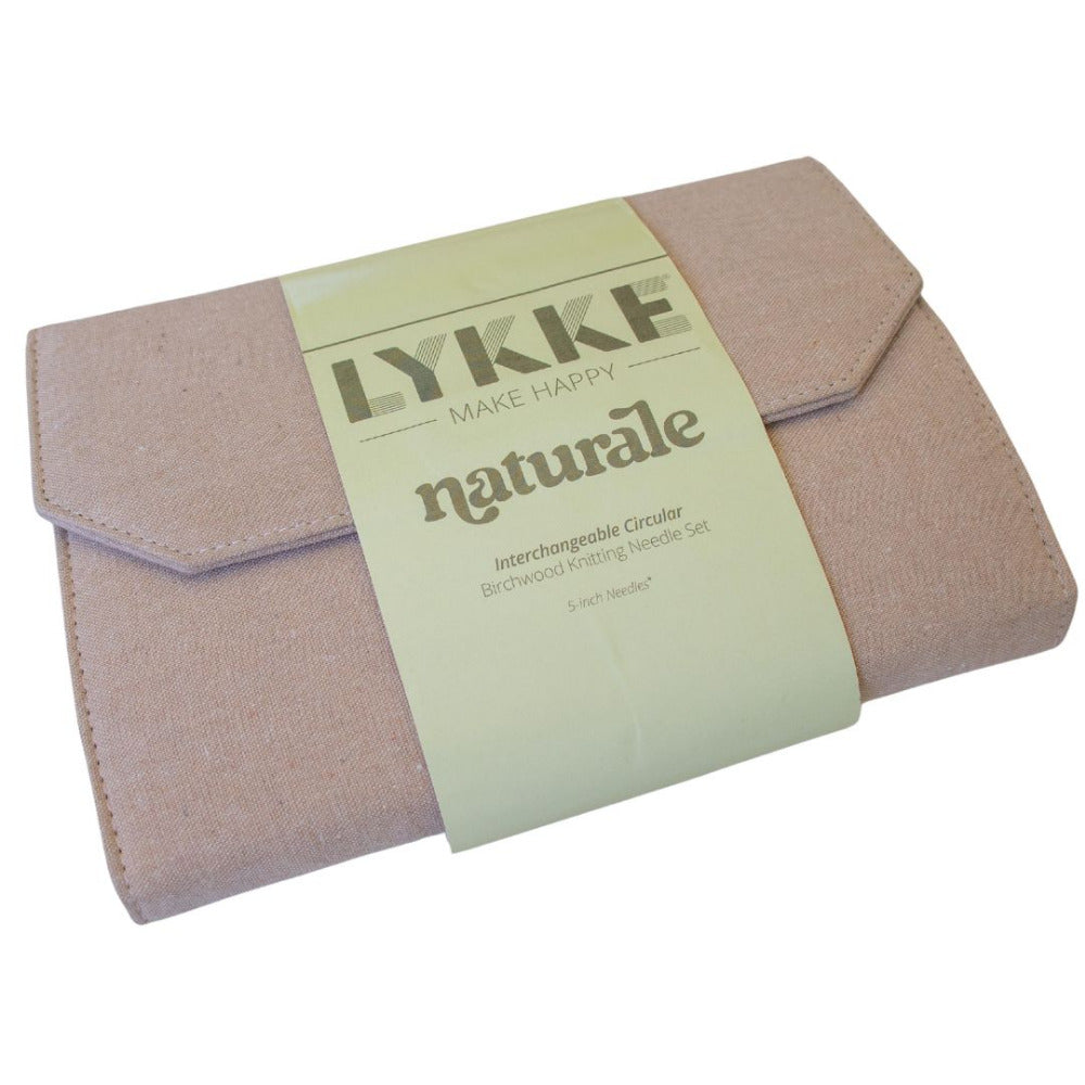 LYKKE 5 inch (12.7cm) Naturale Interchangeable Bamboo Knitting Needle Set