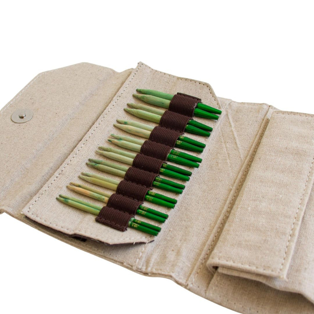LYKKE 3.5 inch (8.89cm) Grove Interchangeable Birchwood Knitting Needle Set