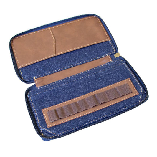 LYKKE Oxford Small Interchangeable Knitting Needle Case - Chocolate