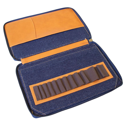 LYKKE Oxford Large Interchangeable Knitting Needle Case - Camel