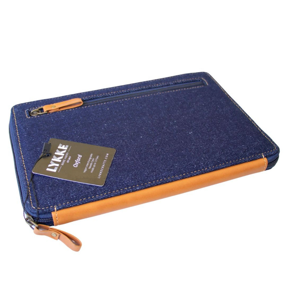 LYKKE Oxford Large Interchangeable Knitting Needle Case - Camel