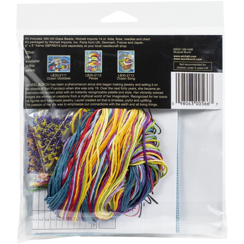 Mill Hill LB30-2114 Laurel Burch Seahorses Counted Cross Stitch Kit