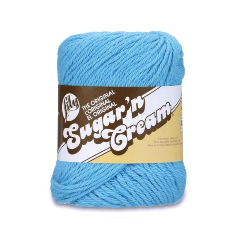 Lily Sugar 'n Cream 10 Ply Solids Hot Blue