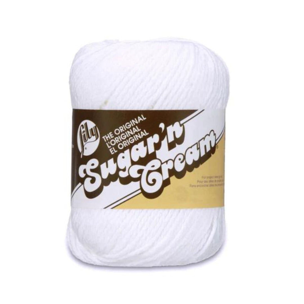 Lily Sugar 'n Cream 10 Ply Solids White