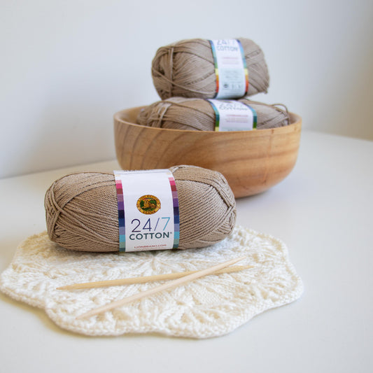 Lion Brand 24/7 Cotton 761-122 Taupe