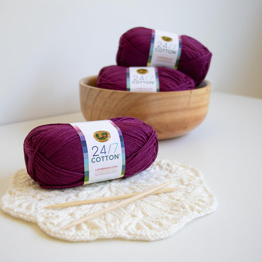 Lion Brand 24/7 Cotton 761-146 Beets