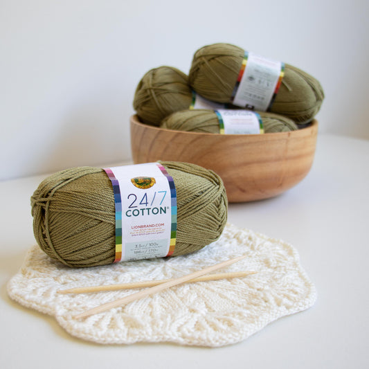 Lion Brand 24/7 Cotton 761-171 Bay Leaf