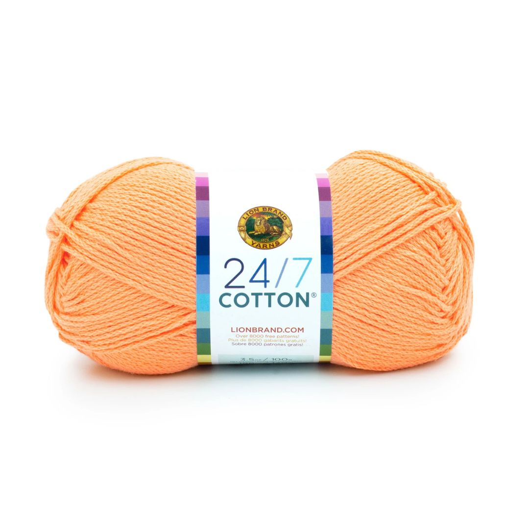 Lion Brand 24/7 Cotton 761-132 Creamsicle