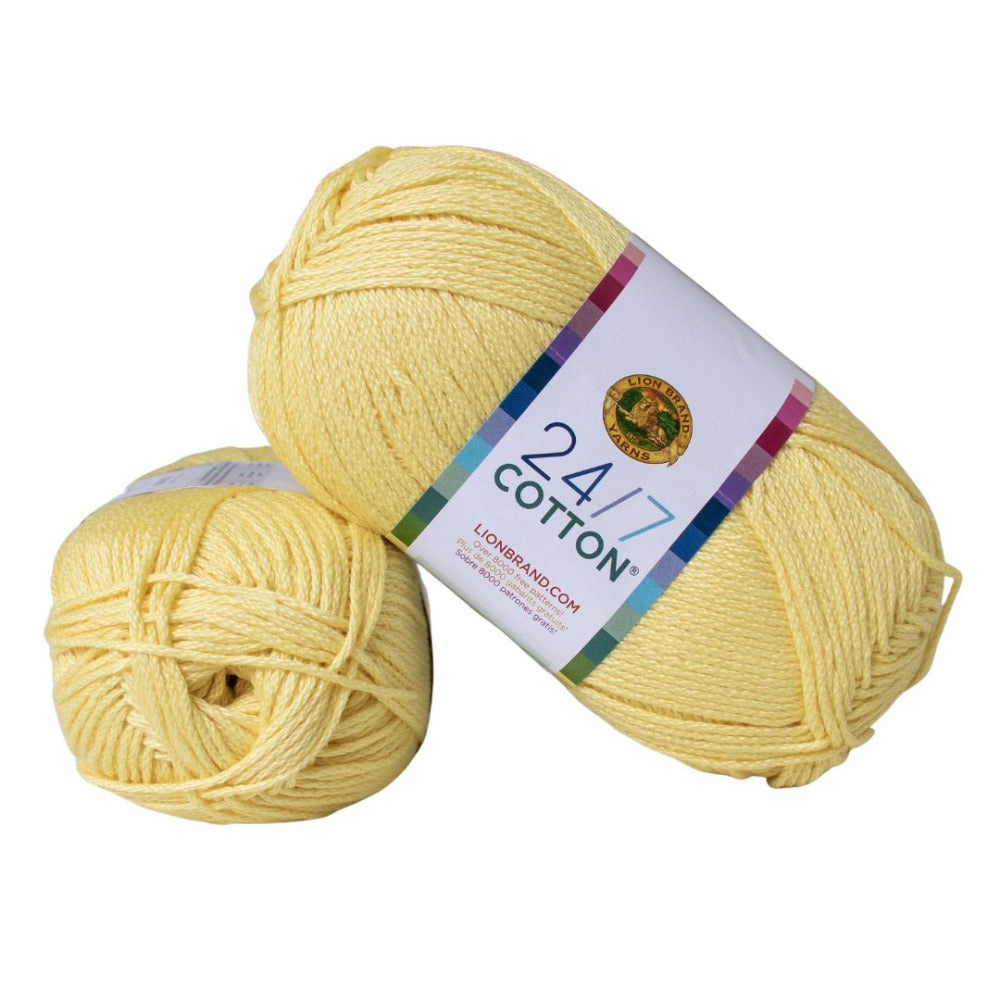 Lion Brand 24/7 Cotton 761-157 Lemon