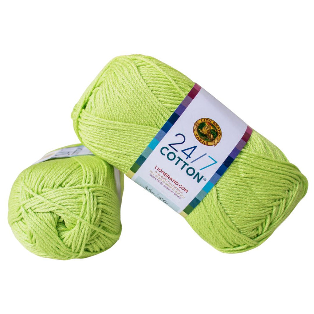 Lion Brand 24/7 Cotton 761-170 Lime