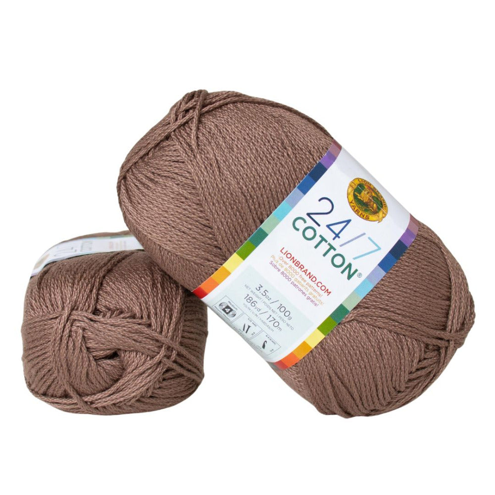 Lion Brand 24/7 Cotton 761-096 Cafe au Lait
