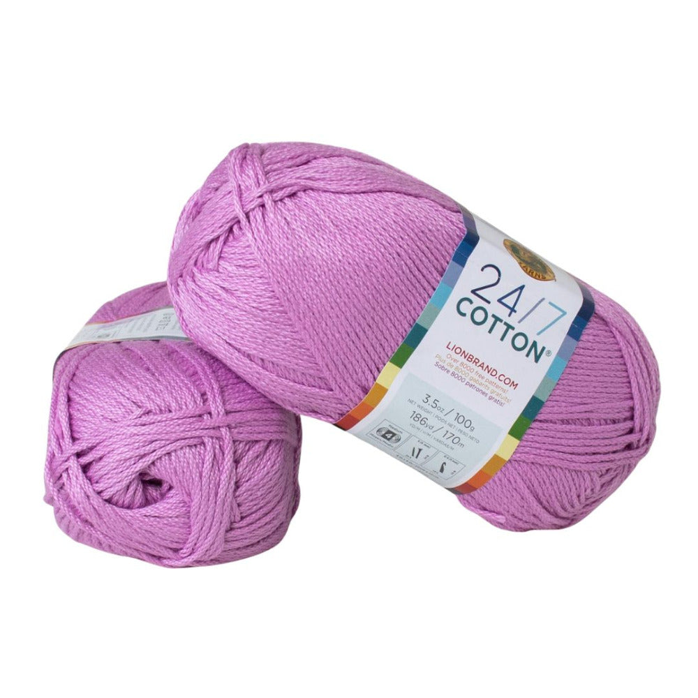 Lion Brand 24/7 Cotton 761-145 Orchid
