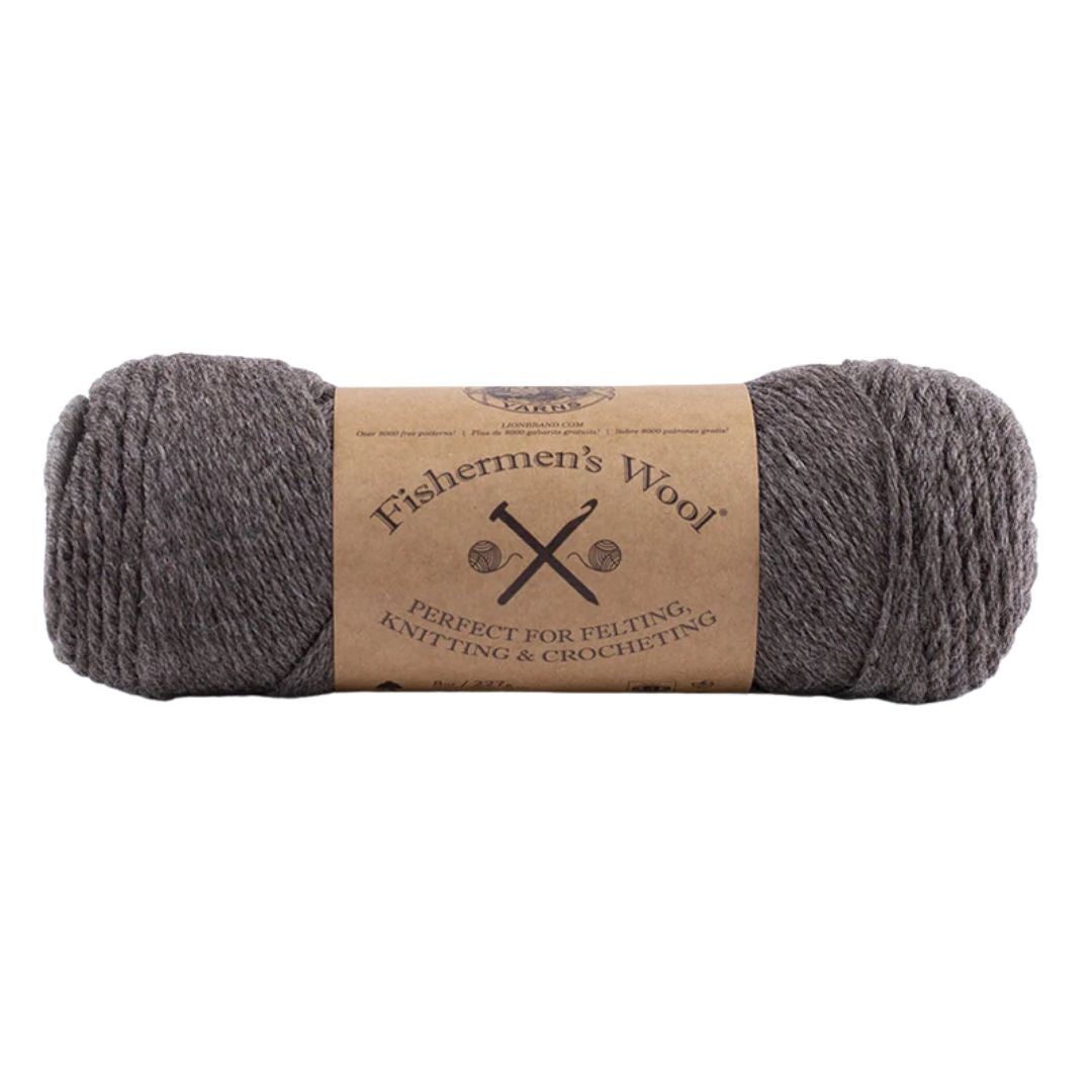 Lion Brand Fishermen's Wool 125 Brown Heather