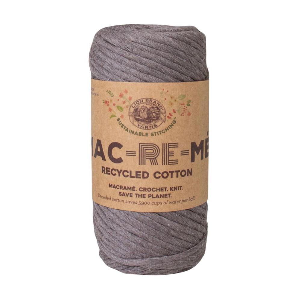 Lion Brand Mac-Re-Me Recycled Cotton Hazelnut 122