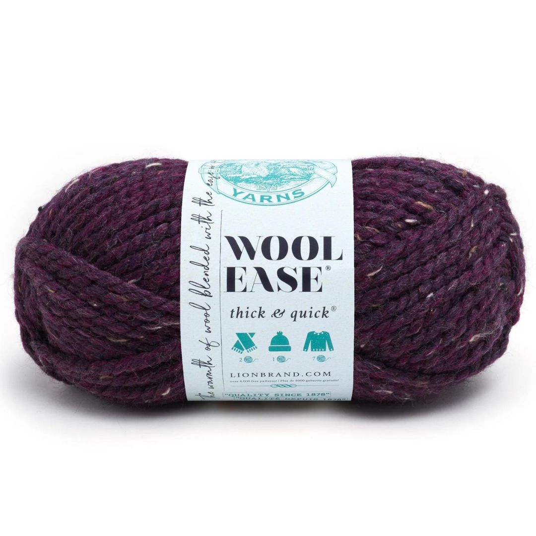 Lion Brand Wool Ease Thick & Quick Raisin 144