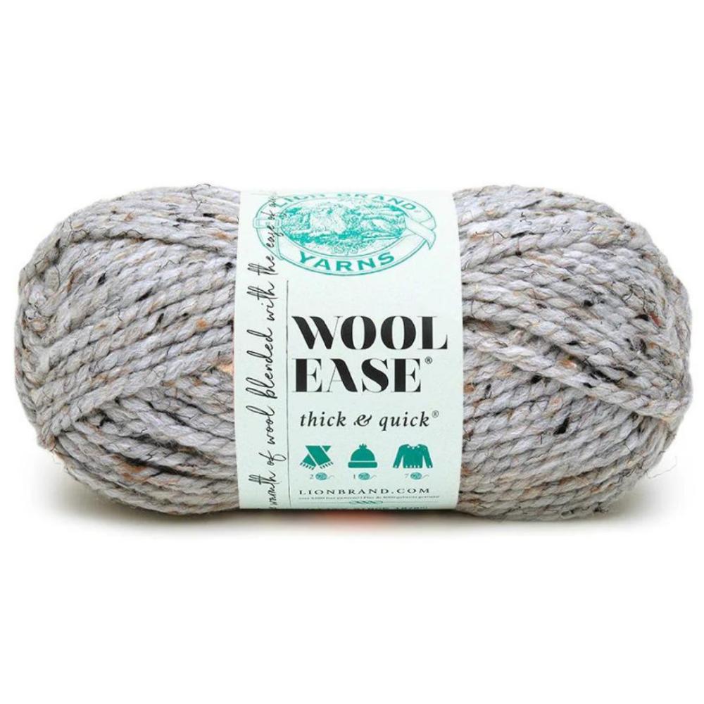 Lion Brand Wool Ease Thick & Quick Grey Marble 154