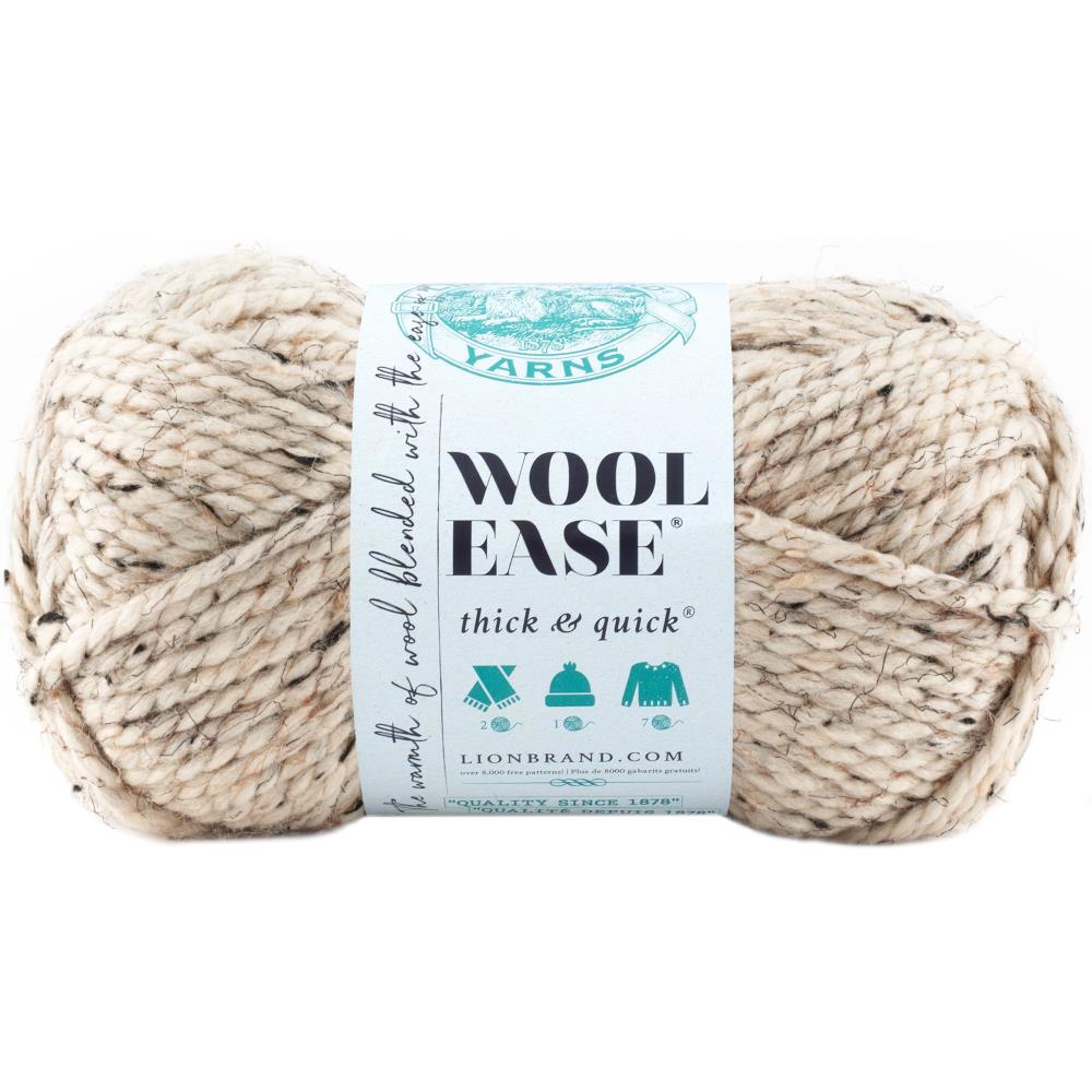 Lion Brand Wool Ease Thick & Quick Oatmeal 123