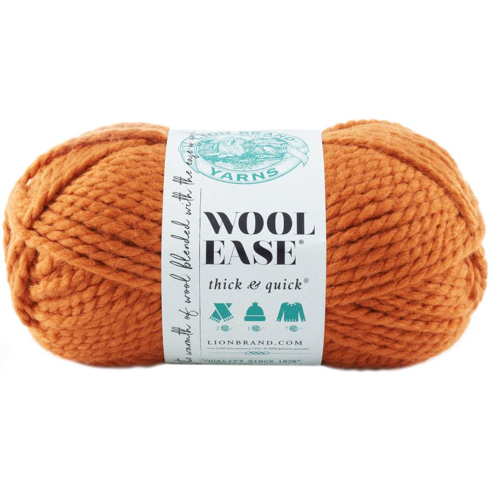 Lion Brand Wool Ease Thick & Quick Pumpkin 133