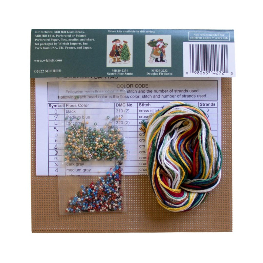 Mill Hill MH20-2233 Norway Spruce Santa Counted Cross Stitch Kit