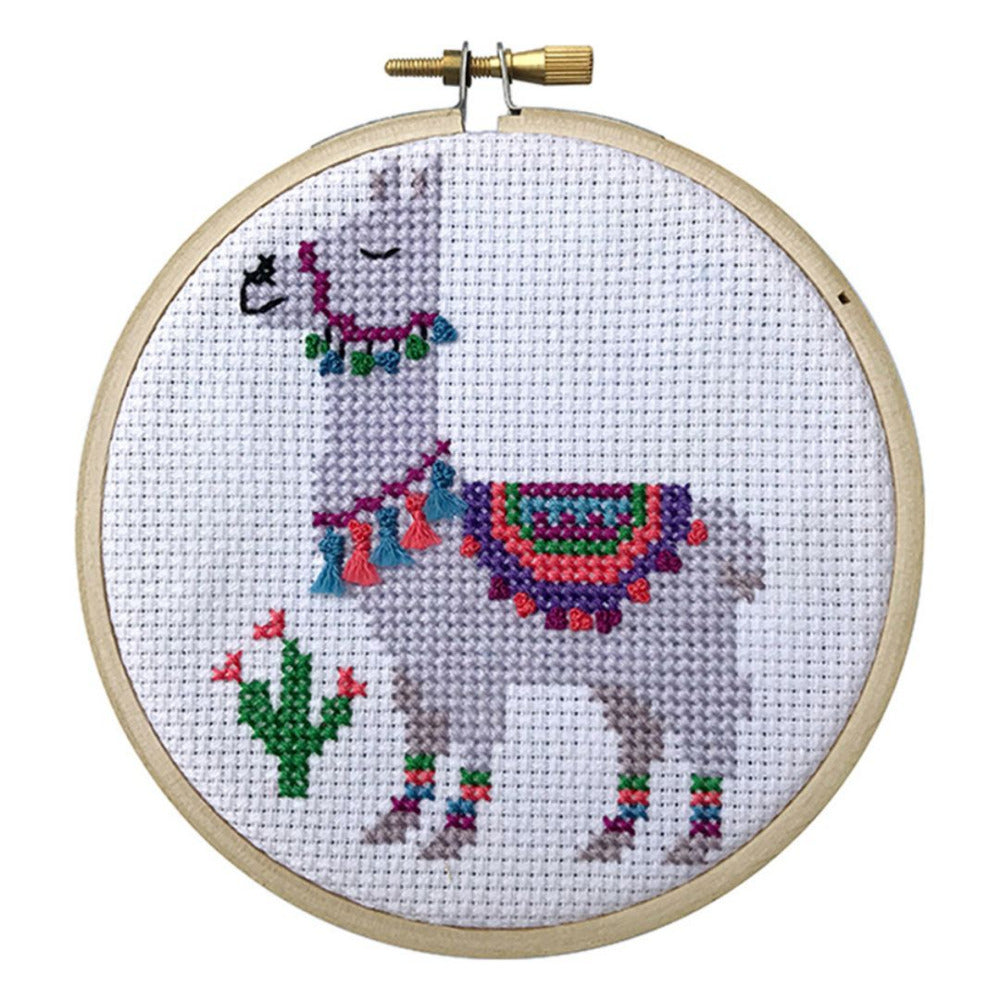Make It Mini Llama Counted Cross Stitch Kit