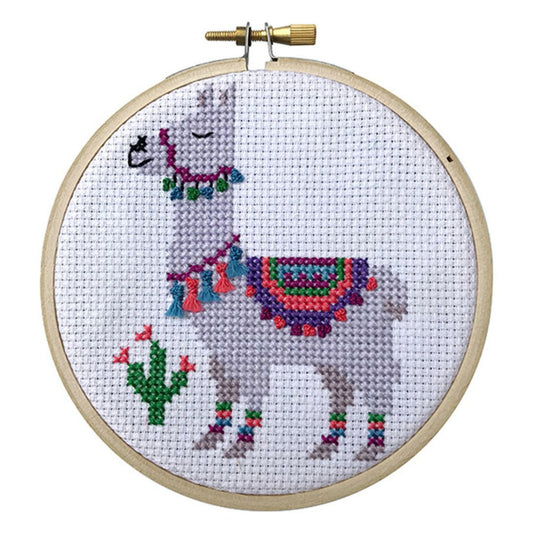 Make It Mini Llama Counted Cross Stitch Kit