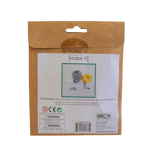 Pom Pom Animal Kit Rabbit