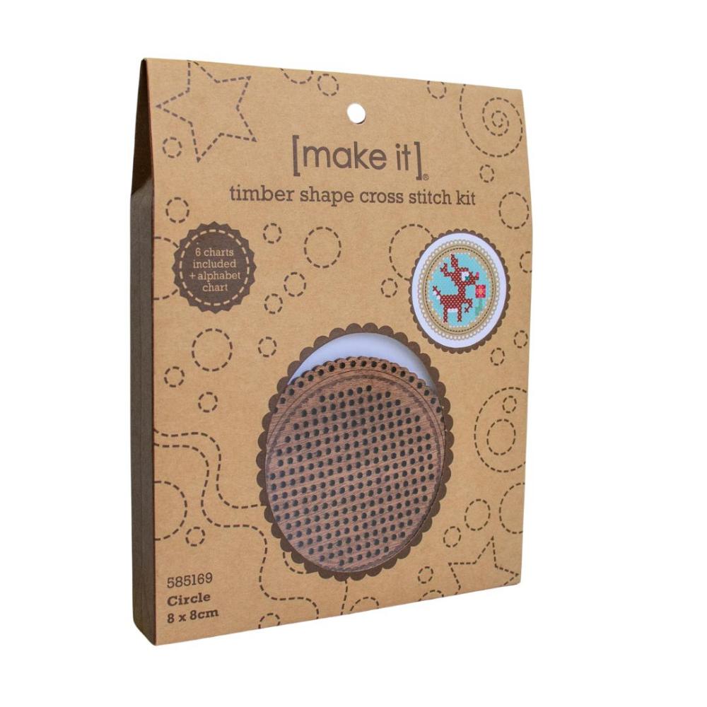 "Make It" Circle Timber Cross Stitch Kit