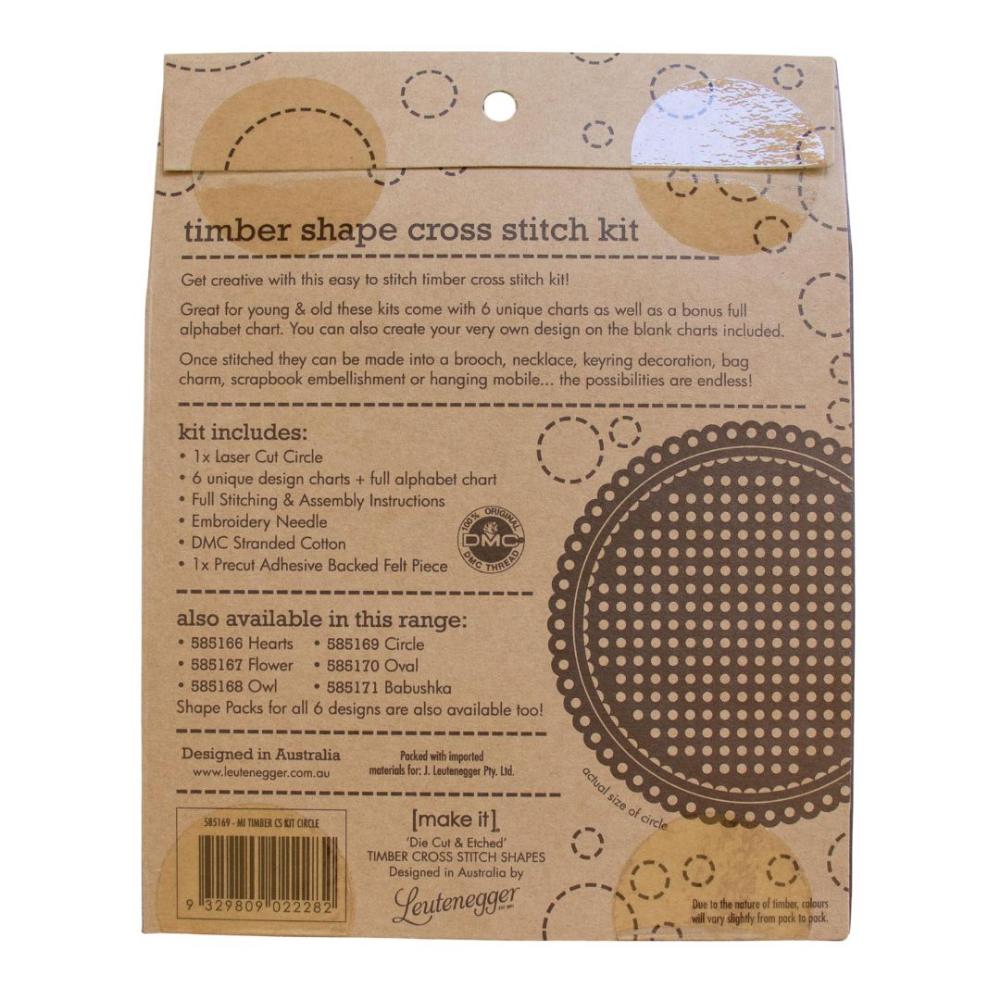 "Make It" Circle Timber Cross Stitch Kit