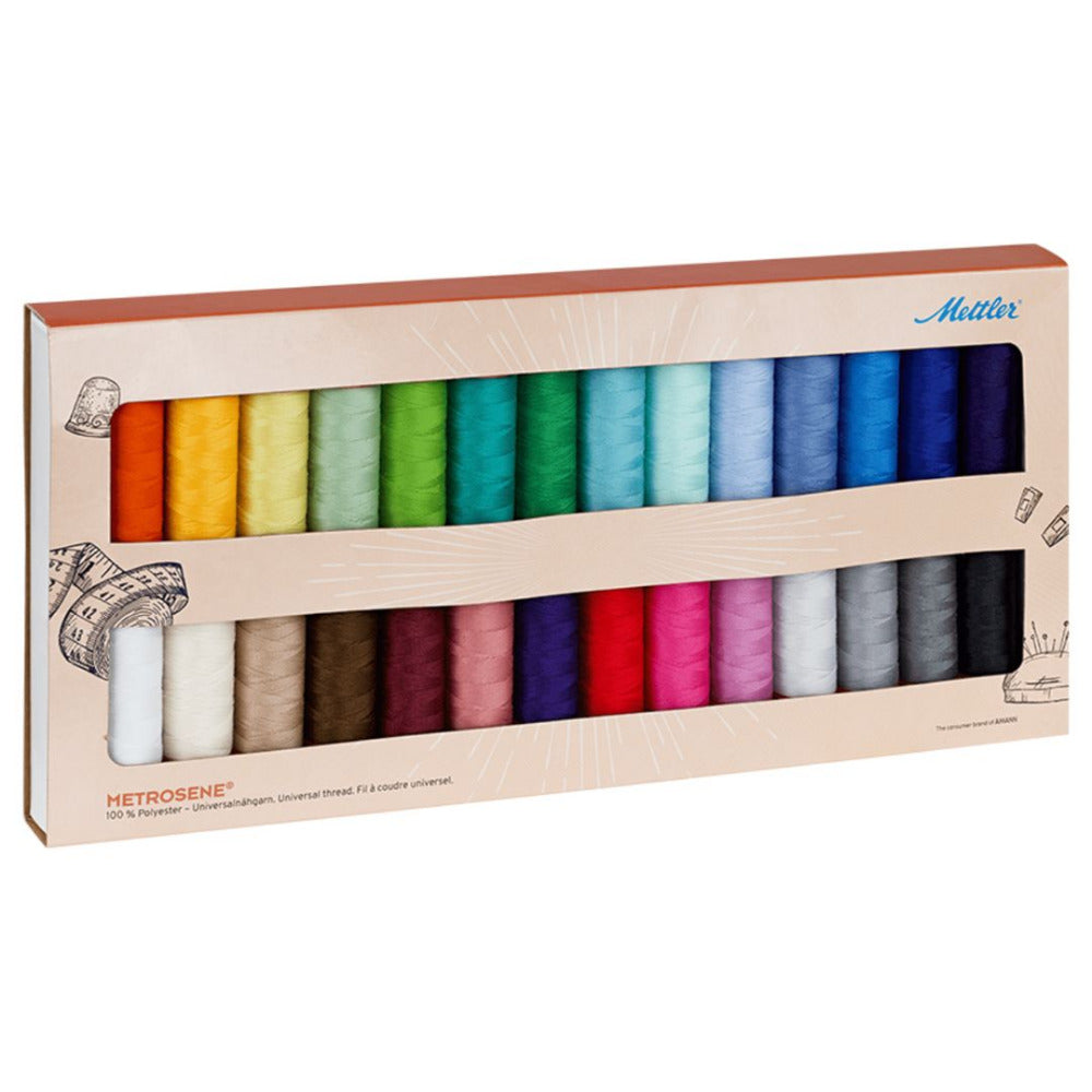 Mettler Metrosene - Polyester Thread 28 Spool Set