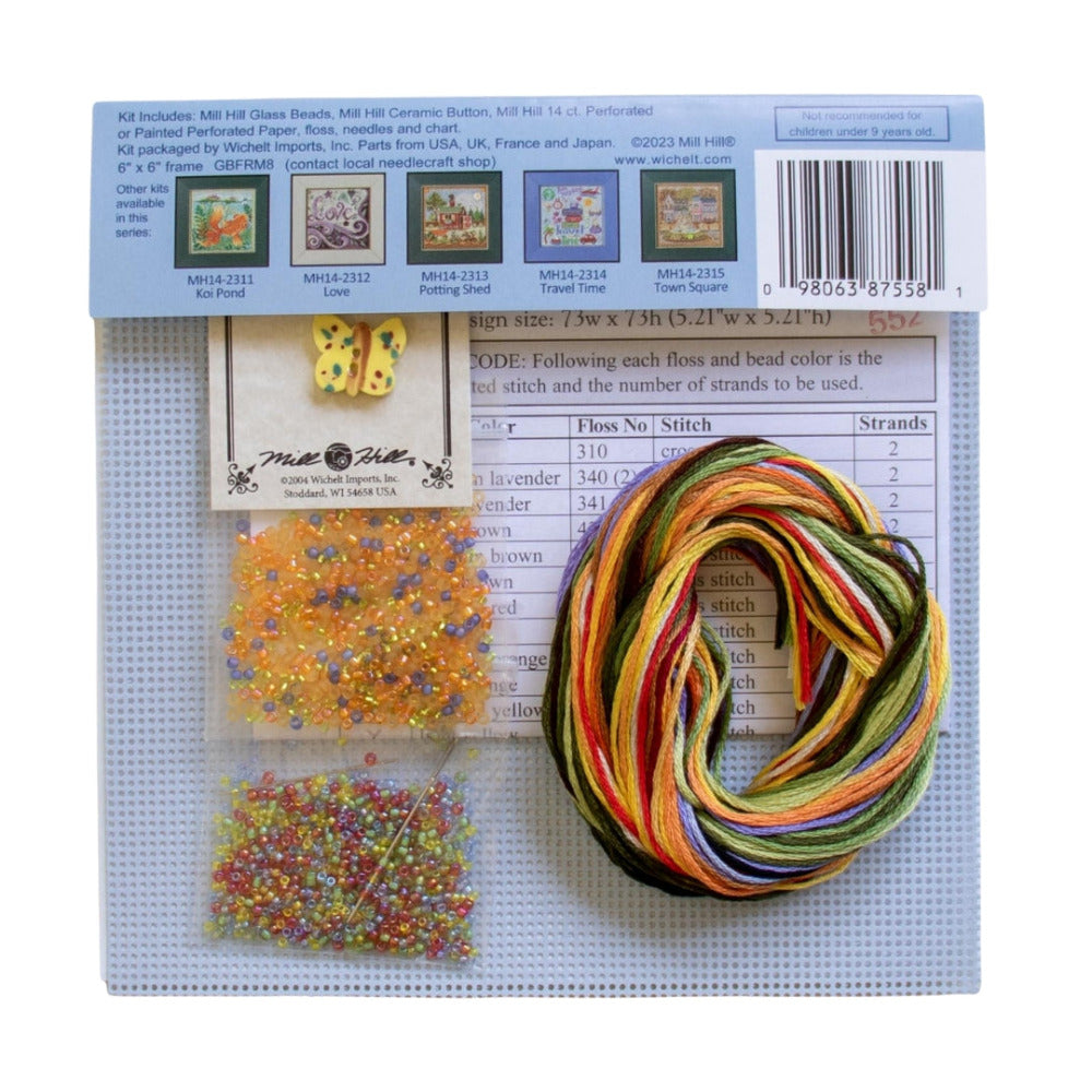 Mill Hill MH14-2316 Festive Guitar Kit Contents