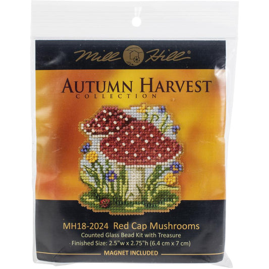 Mill Hill MH18-2024 Red Cap Mushrooms