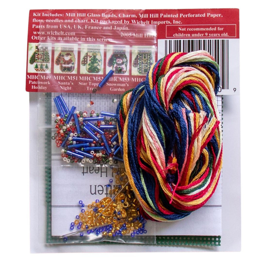 Mill Hill MHCM50 Angel Heart Charmed Mitten Cross Stitch Kit