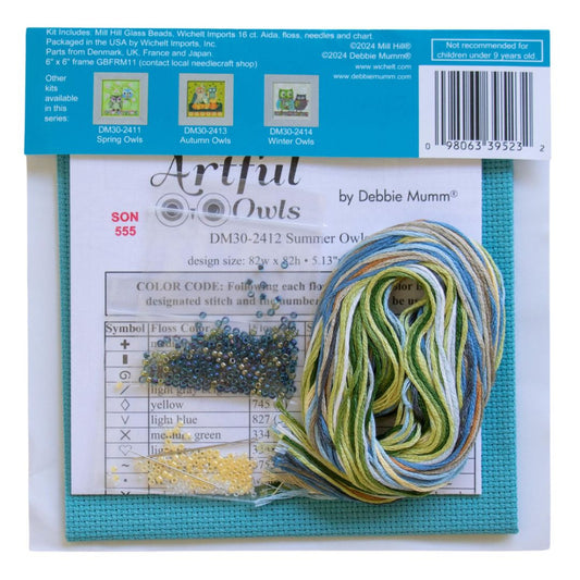 Mill Hill DM30-2412 Debbie Mumm Summer Owls