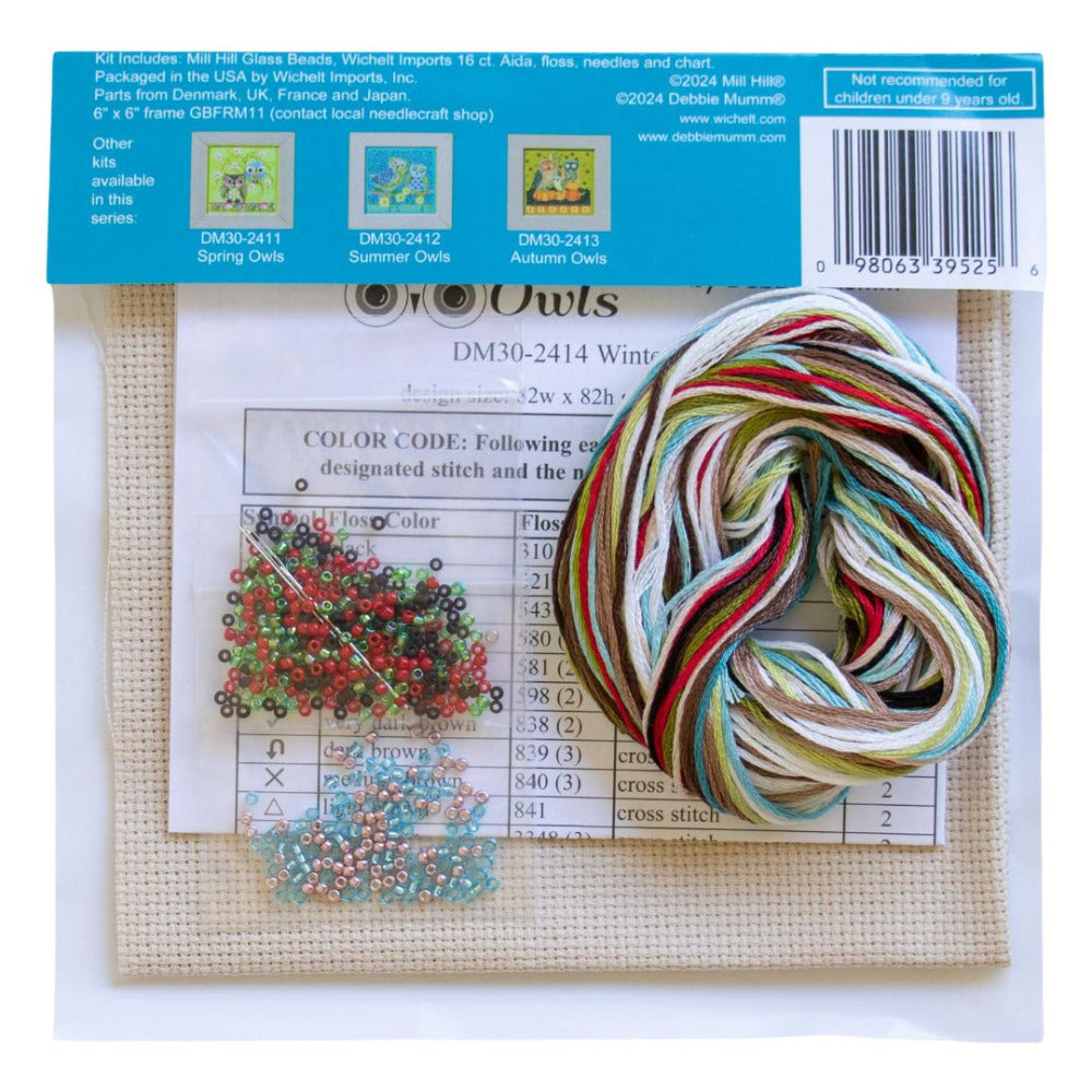 Mill Hill DM30-2414 Debbie Mumm Winter Owls