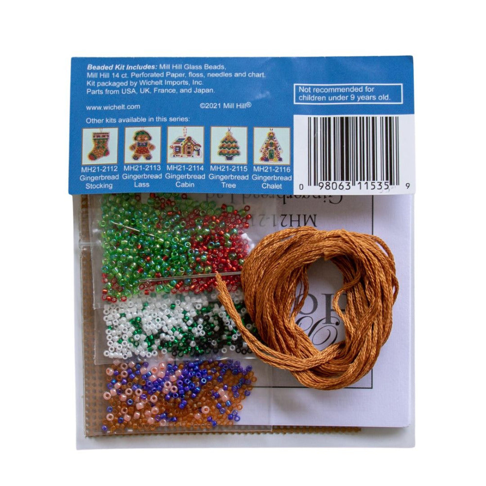 Mill Hill MH21-2111 Gingerbread Lad Counted Cross Stitch Kit