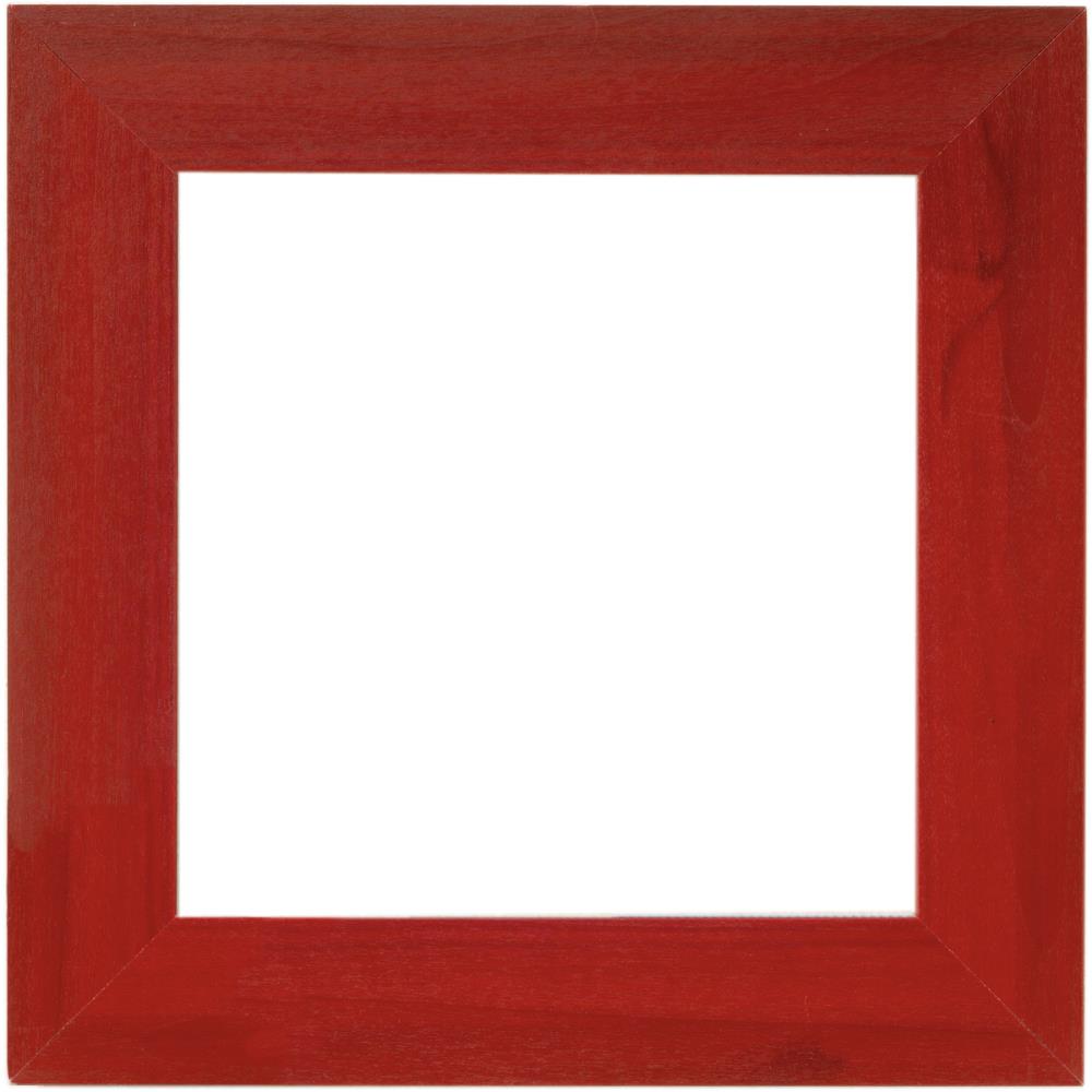 Mill Hill GBRFM9 Wooden Frame 15.3cm x 15.3cm Holiday Red