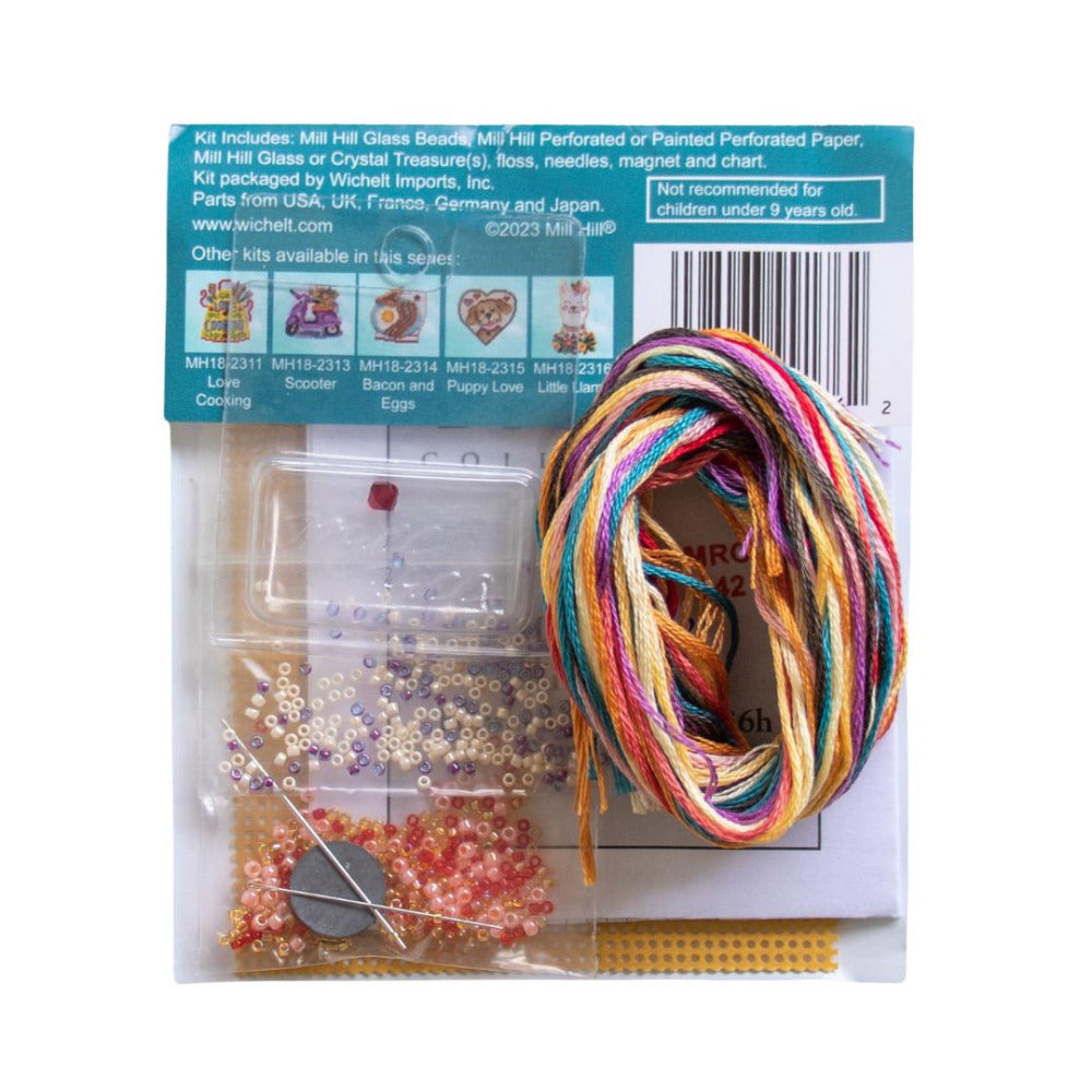 Mill Hill MH18-2312 Kitty Love Counted Cross Stitch Kit