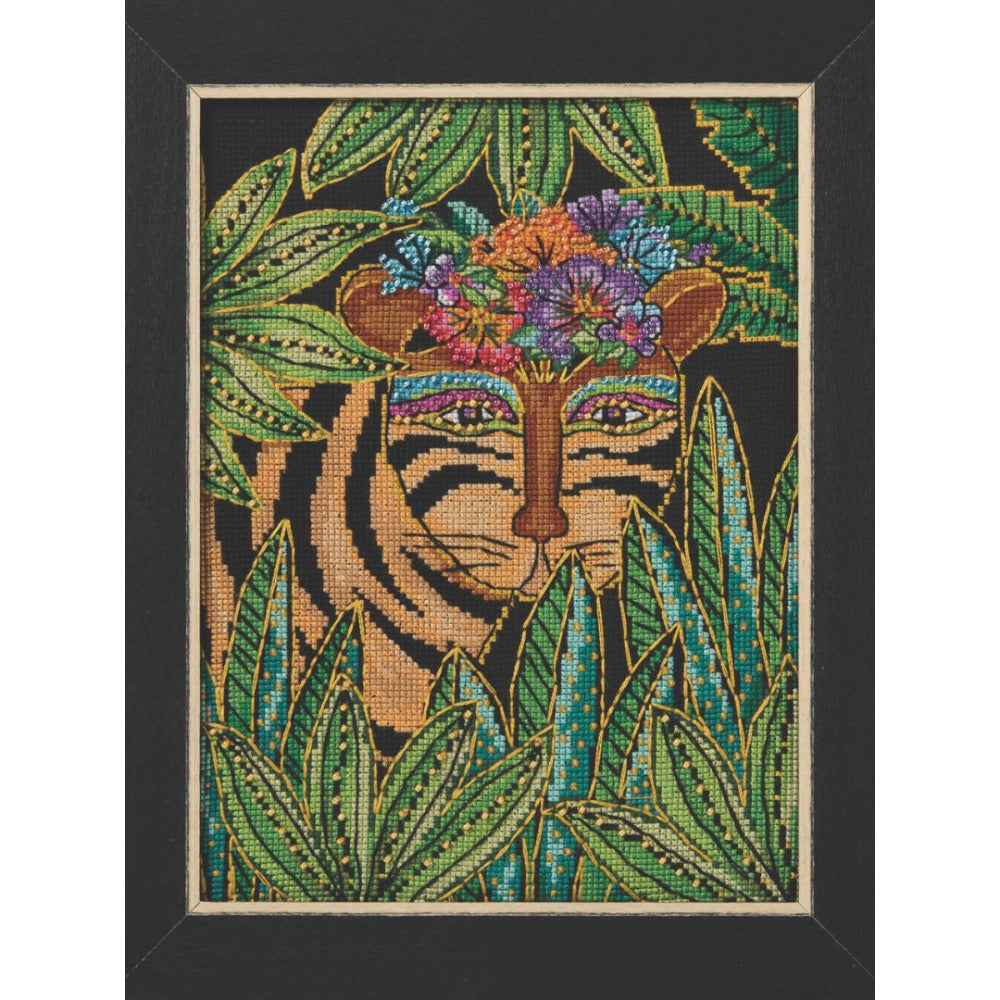 Mill Hill LB30-2611 Tigress Counted Cross Stitch and Beaded Kit