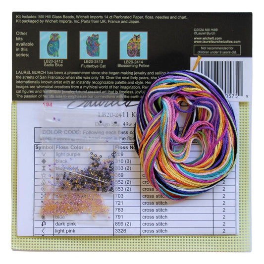 Mill Hill LB20-2411 Laurel Burch Kindred Spirit Counted Cross Stitch Kit