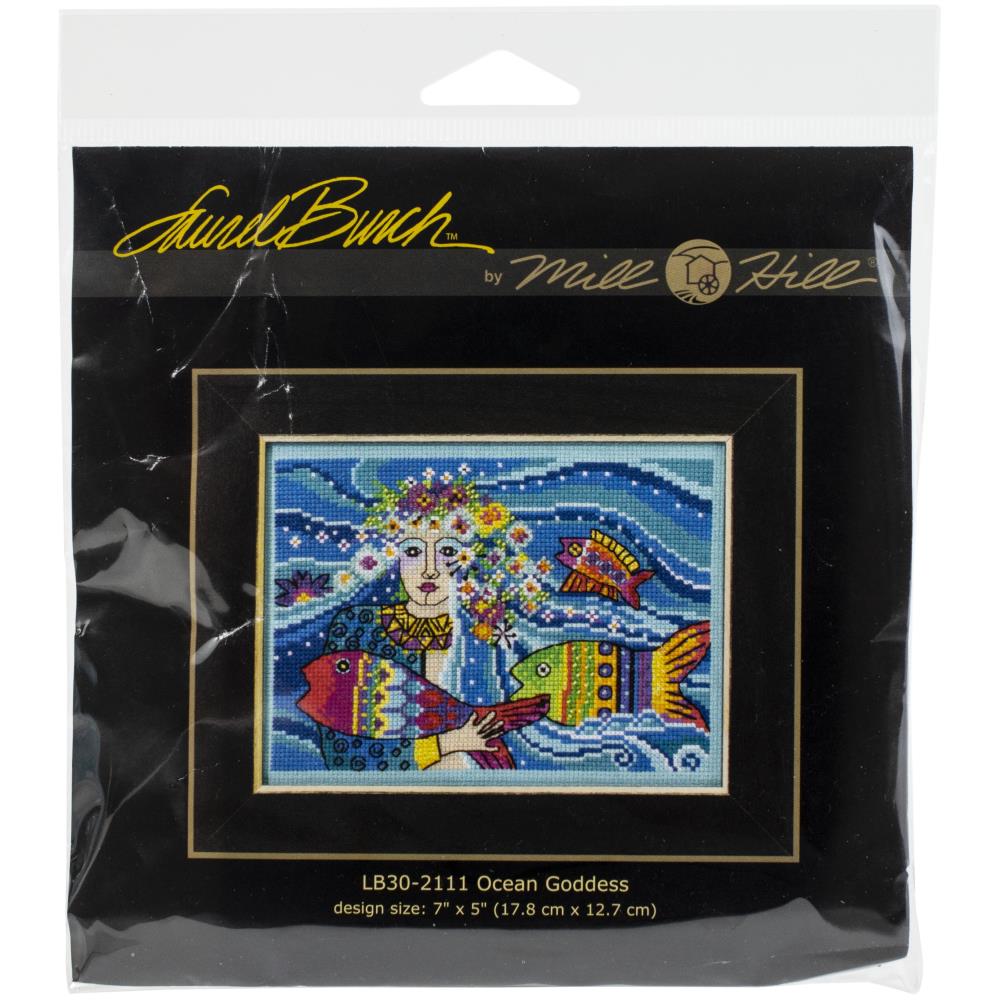 Mill Hill LB30-2111 Laurel Burch Ocean Goddess Counted Cross Stitch Kit