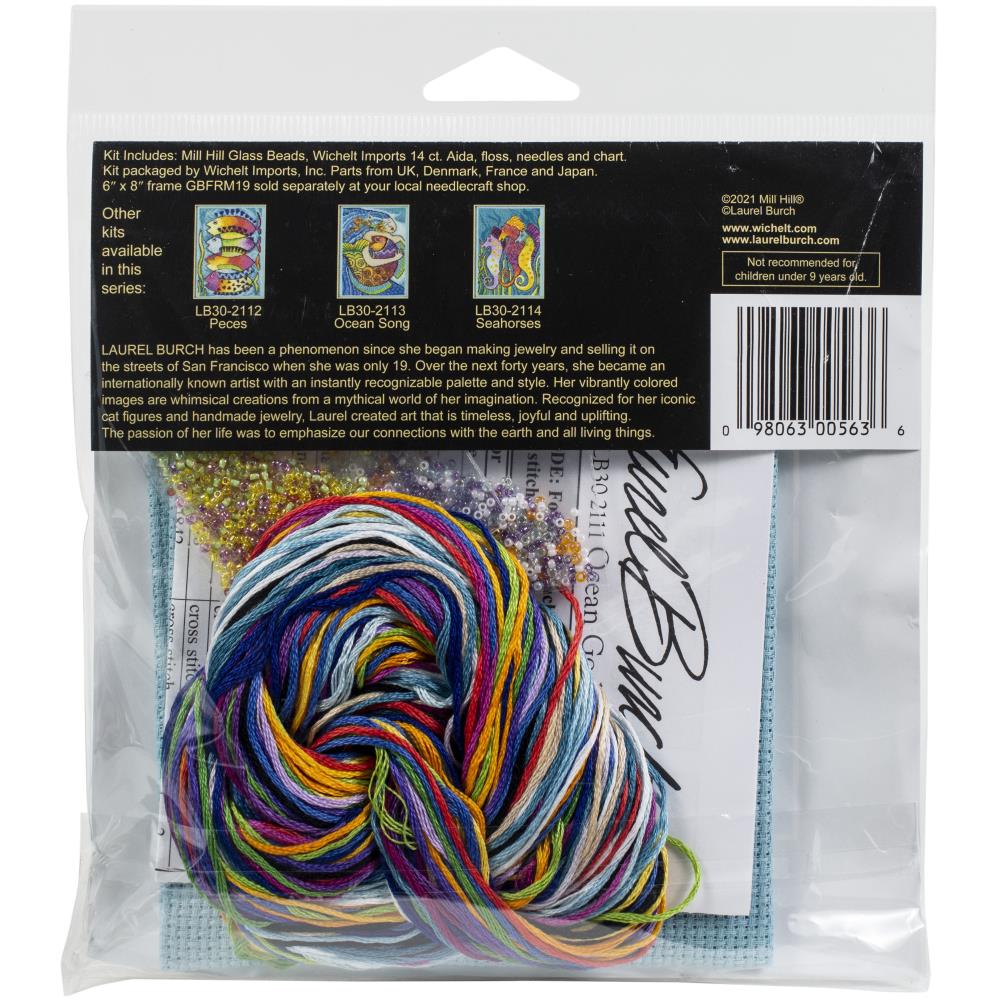 Mill Hill LB30-2111 Laurel Burch Ocean Goddess Counted Cross Stitch Kit