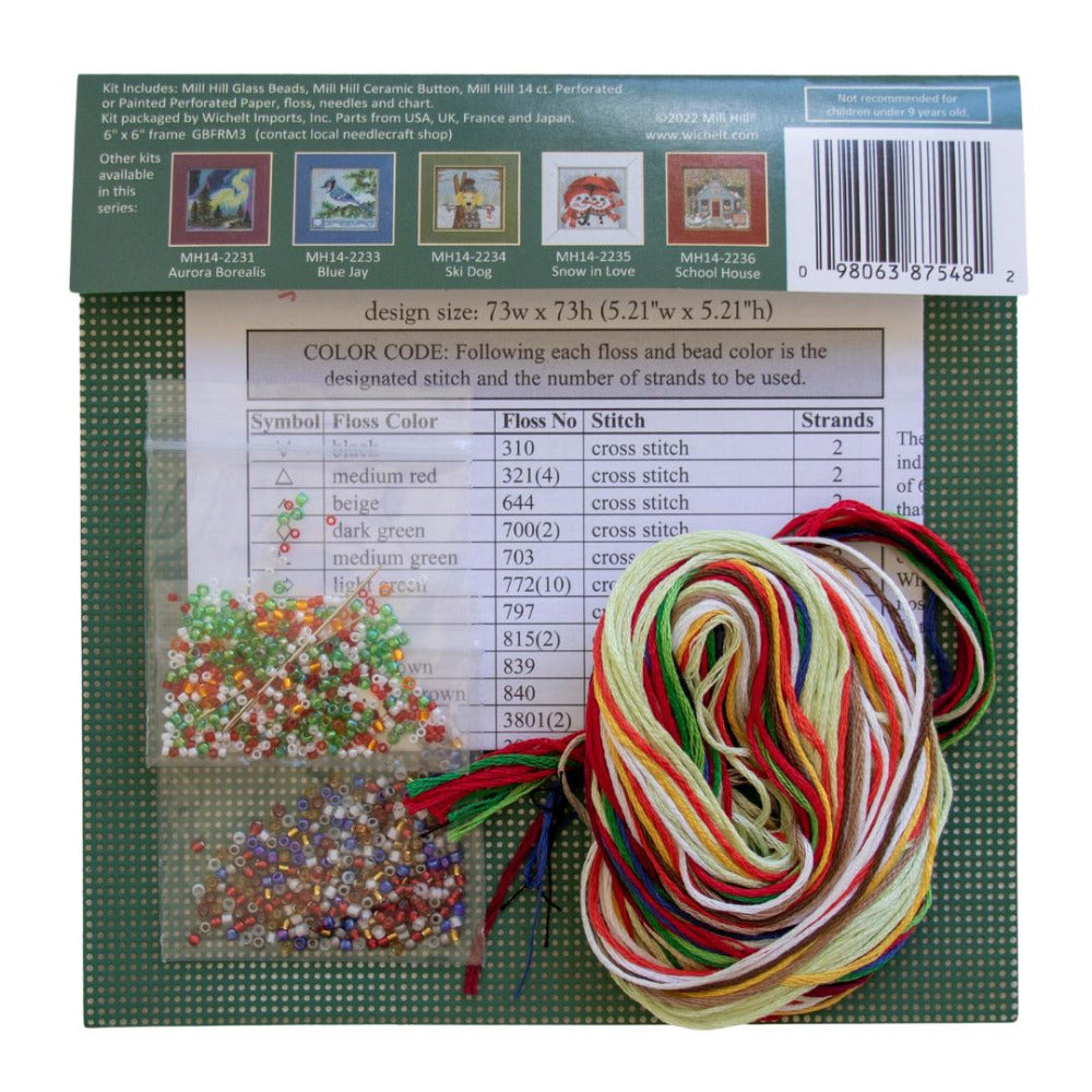 Mill Hill MH14-2232 Santa's Clothesline Kit Contents