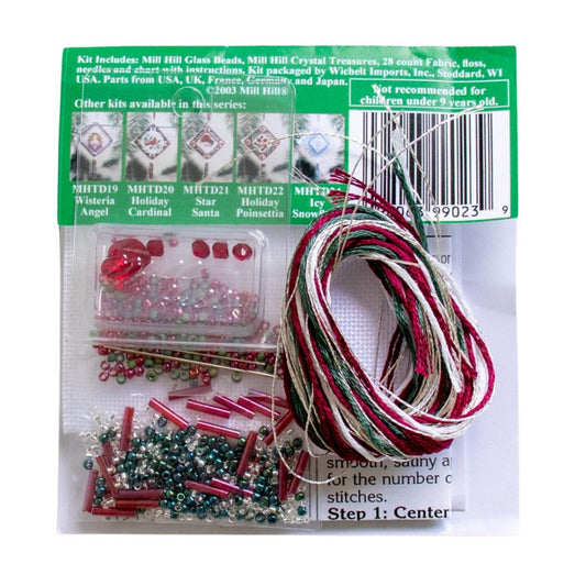 Mill Hill MHTD23 Tiny Treasured Diamond Plum Filigree